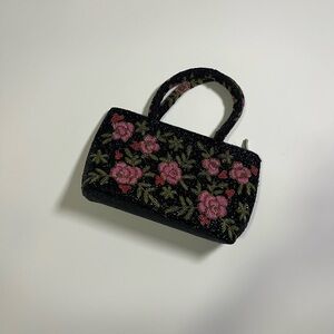 vintage 90s beaded handbag
